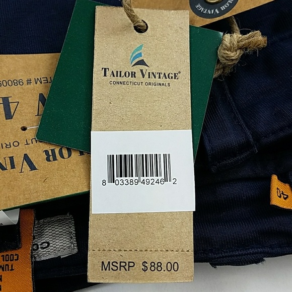 Tailor Vintage Shorts Tailor Vintage Mens Navy Blue Dress Shorts Kk